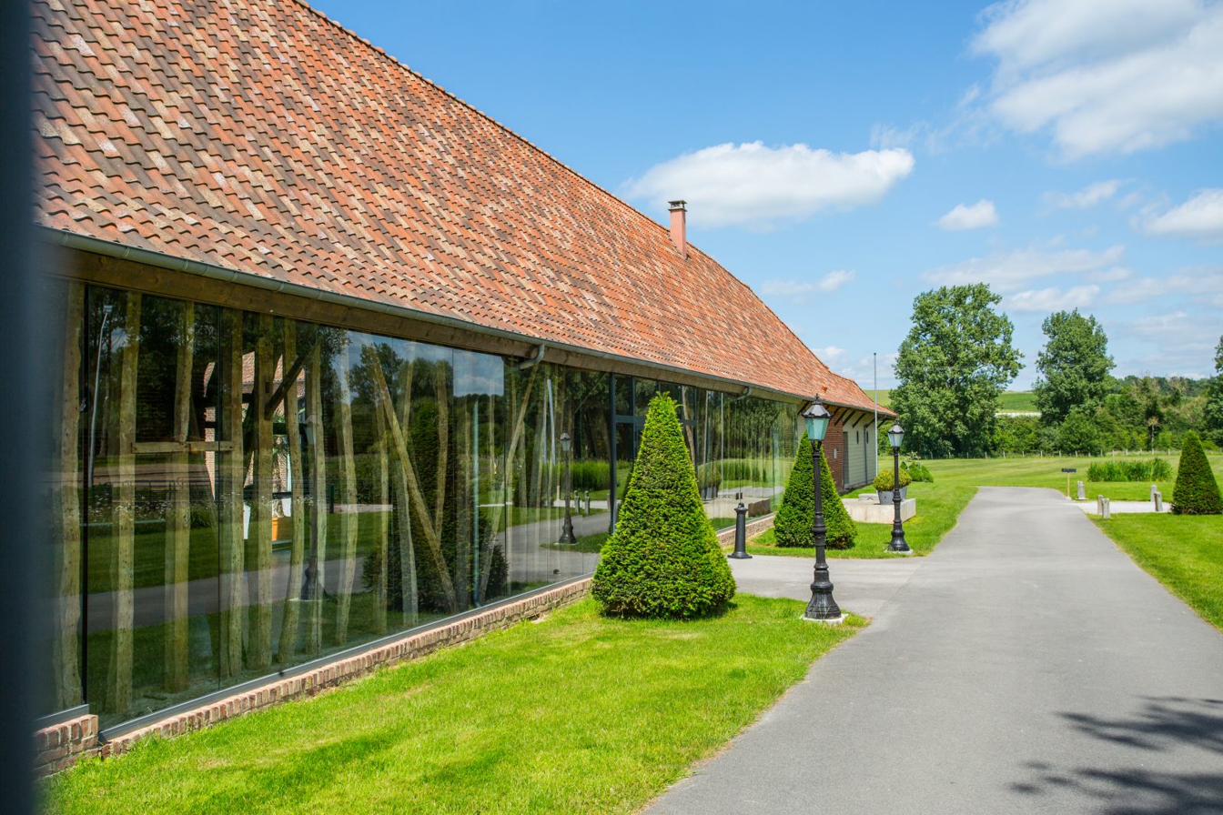La grange vitrée du domaine
